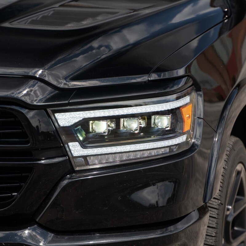 Ram 1500 Headlights - Front - FORM Lighting - Sequential LED Projector - `19-`24
